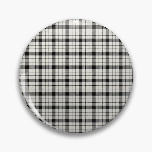 Item preview, McFarland Black White Modern Clan Tartan – Scottish Plaid Pattern for Proud Scots designed and sold by The Tartan Forge.