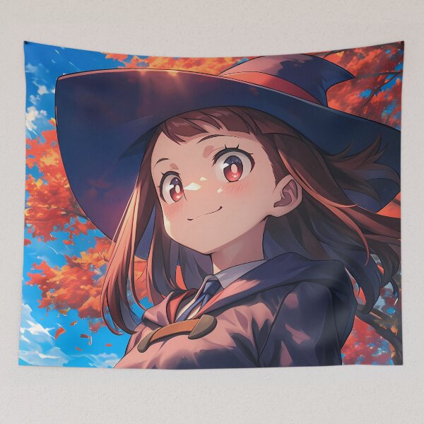 Item preview, Atsuko Kagari Little Witch Academia Autumn Leaves Witch Smile designed and sold by TanglenRabbit.