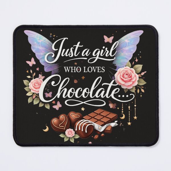 Item preview, Just a girl who loves chocolate designed and sold by ArtPixs.