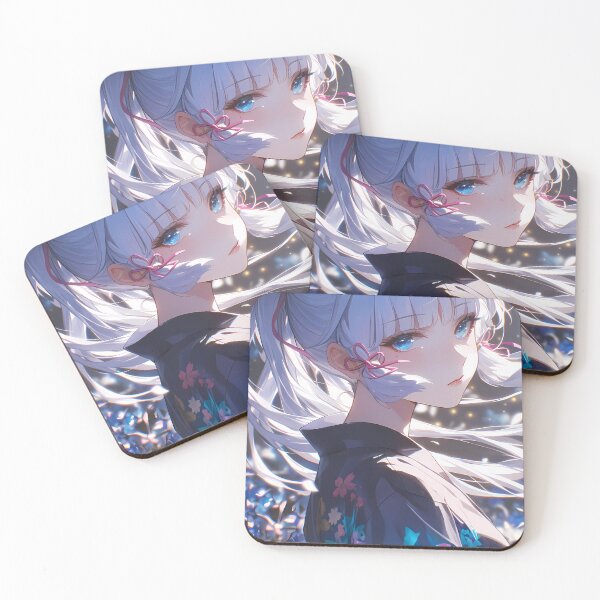 Item preview, Kamisato Ayaka Genshin Impact Winter Kimono Moonlit Grace designed and sold by TanglenRabbit.