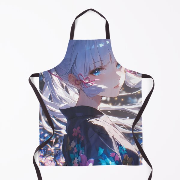 Item preview, Kamisato Ayaka Genshin Impact Winter Kimono Moonlit Grace designed and sold by TanglenRabbit.