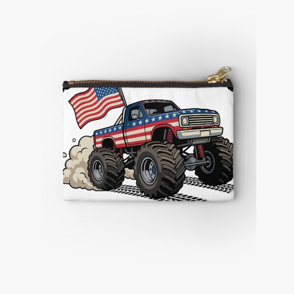 Item preview, Patriotic Boy 4th of July Monster Truck designed and sold by KroghDs.