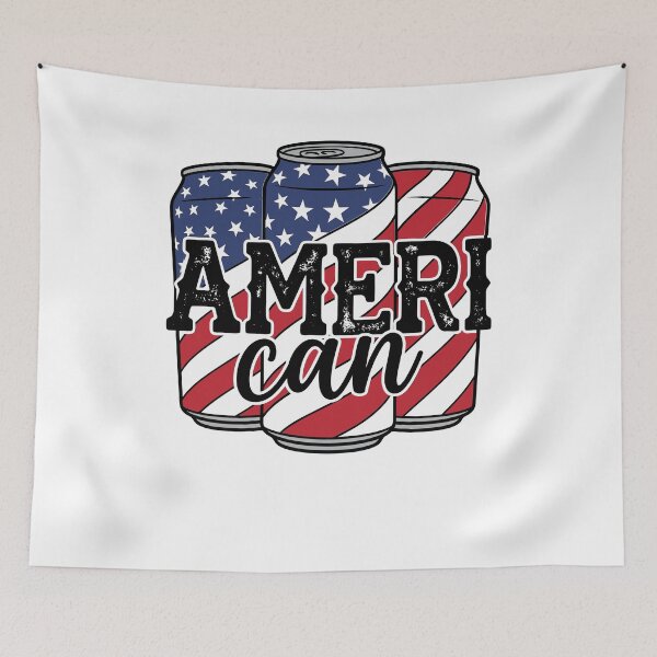 Item preview, Ameri Can 4th of July Funny Patriotic USA designed and sold by KroghDs.