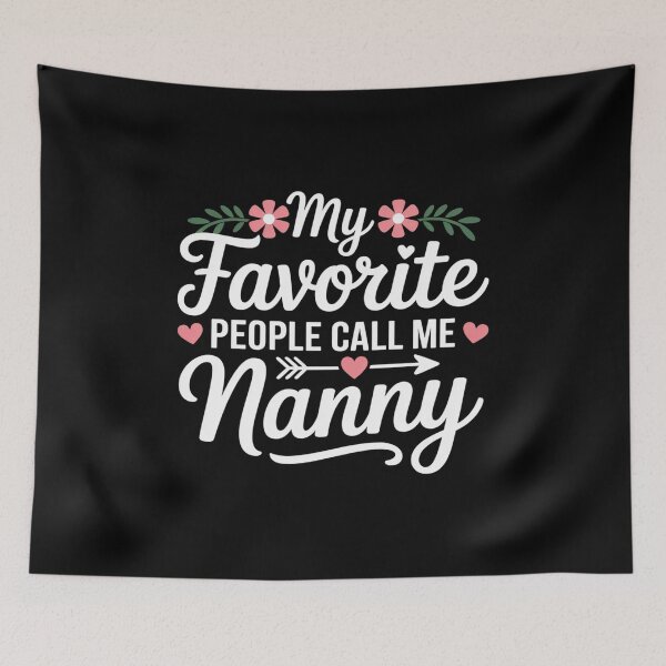 Item preview,  People Call Me Nanny Floral Birthday Nanny designed and sold by RonnasJackson.