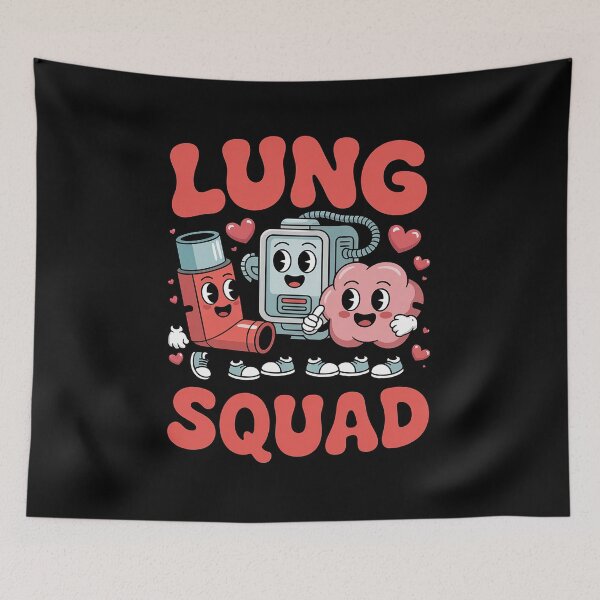 Item preview, Respiratory Therapist Valentine Lung Squad designed and sold by RonnasJackson.
