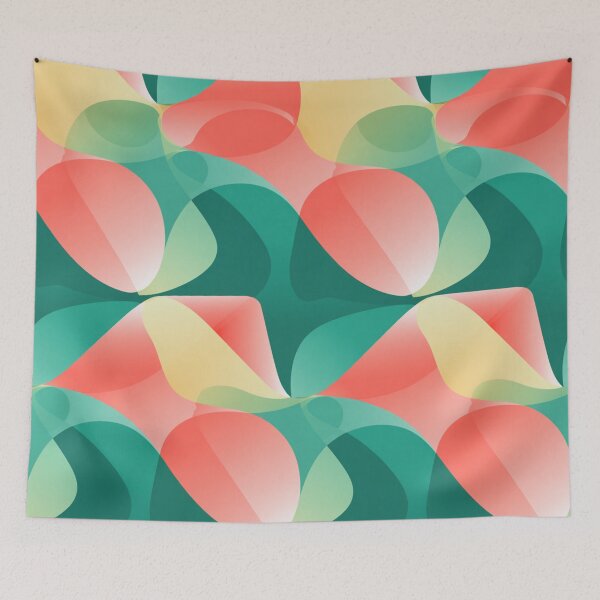 Item preview, Abstract Fluid Seamless Pattern – Vibrant Gradient Waves designed and sold by Midnight Veil Designs.