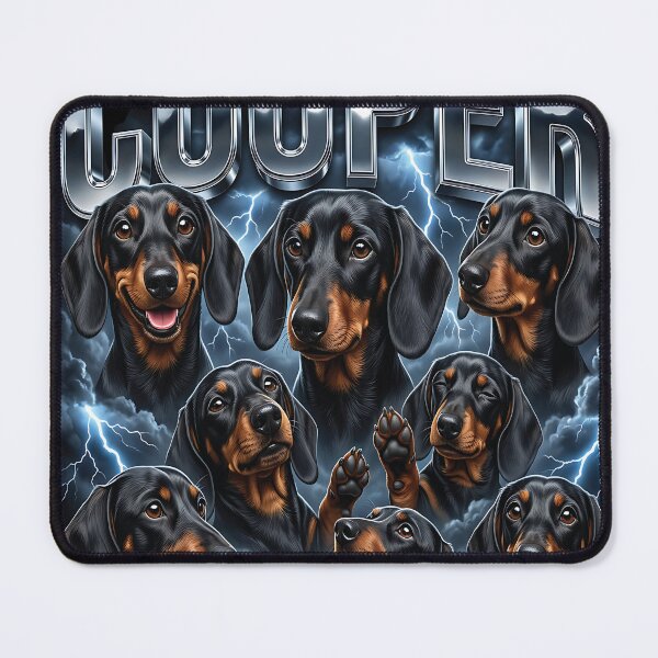 Item preview, Cool Dachshund Squad Lightning Cooper Dog Graphic T-Shirt designed and sold by Dhakagallere.