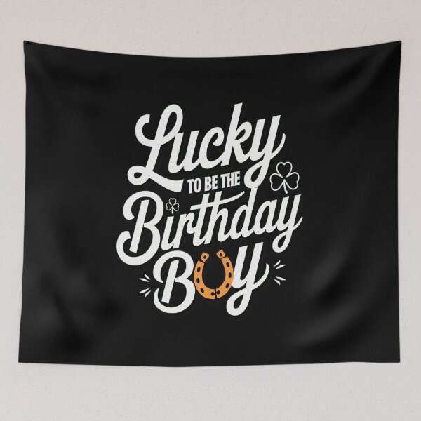 Item preview, St Patricks Day Birthday - Lucky Birthday Boy  designed and sold by RonnasJackson.