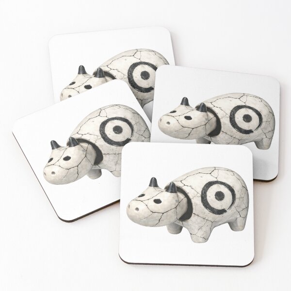 Item preview, Zen Akabeko: The Porcelain Void & Enso - 白磁貫入赤べこ「円相」 designed and sold by NYAO-YUUKI.
