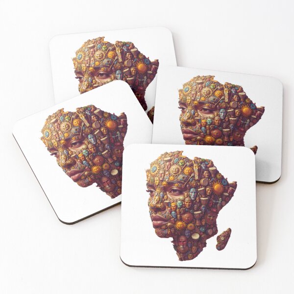 Item preview, Afrocentric Mask Collage designed and sold by ChloeDesigns401.