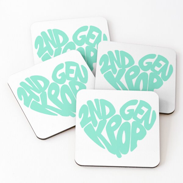Item preview, 2nd Gen Kpop Heart Aqua designed and sold by PNWBeePhotos.