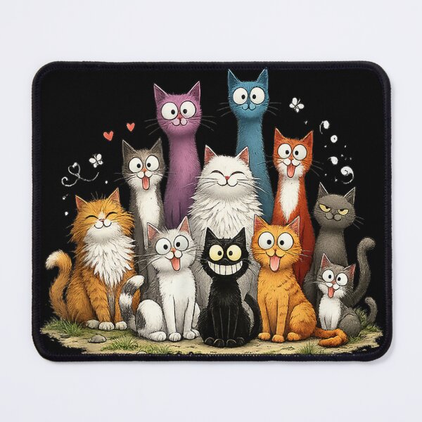Item preview, Vintage Cat - Blessed are The Feral Cat Caretakers designed and sold by ViVarRi.