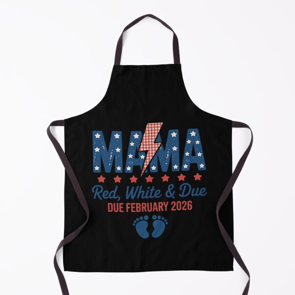 Item preview, July 4th Mama Mom Baby Due February 2026 designed and sold by RonnasJackson.