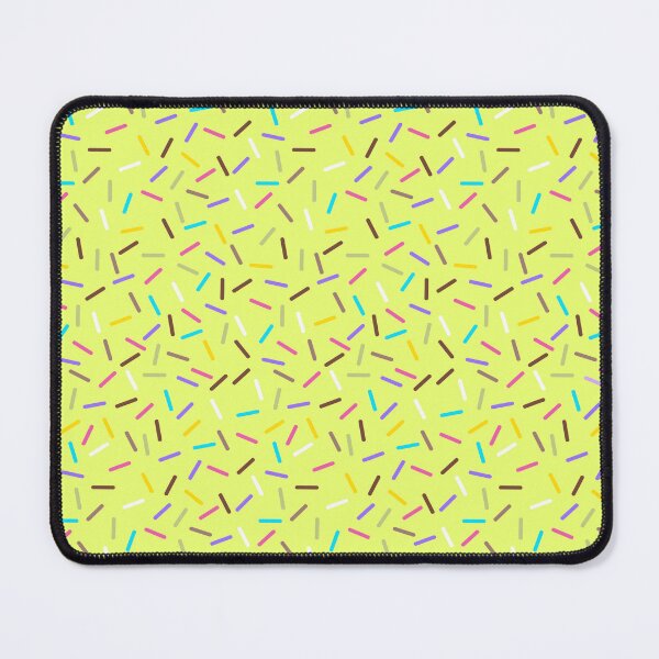 Item preview, Colorful Tasty Sprinkles on Yellow Background designed and sold by bakerleahout.