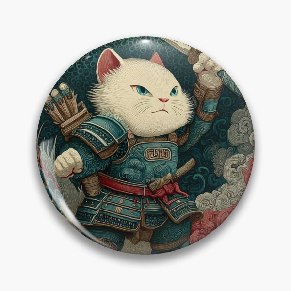 Item preview, Samurai Cat vs Dragon Wall Art | Japanese Art Print | Anime Style Cat Poster | Unique Fantasy Animal Artwork | Printable Download designed and sold by De Aqui y de Alla Studio.