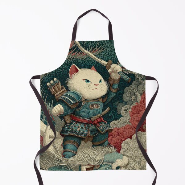 Item preview, Samurai Cat vs Dragon Wall Art | Japanese Art Print | Anime Style Cat Poster | Unique Fantasy Animal Artwork | Printable Download designed and sold by De Aqui y de Alla Studio.