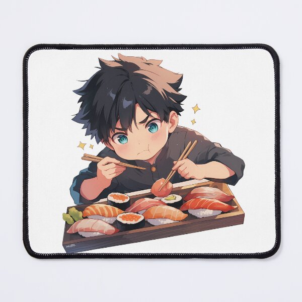Item preview, Hiro Darling In The Franxx Chibi Sushi Battle Face designed and sold by Spraykart.