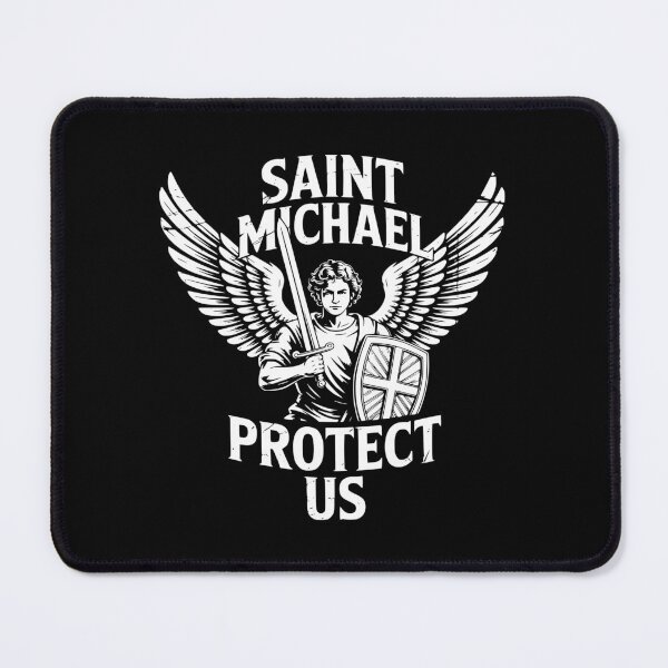 Item preview, Saint Michael Protect Us Archangel Protection Design designed and sold by theartfulaspie.