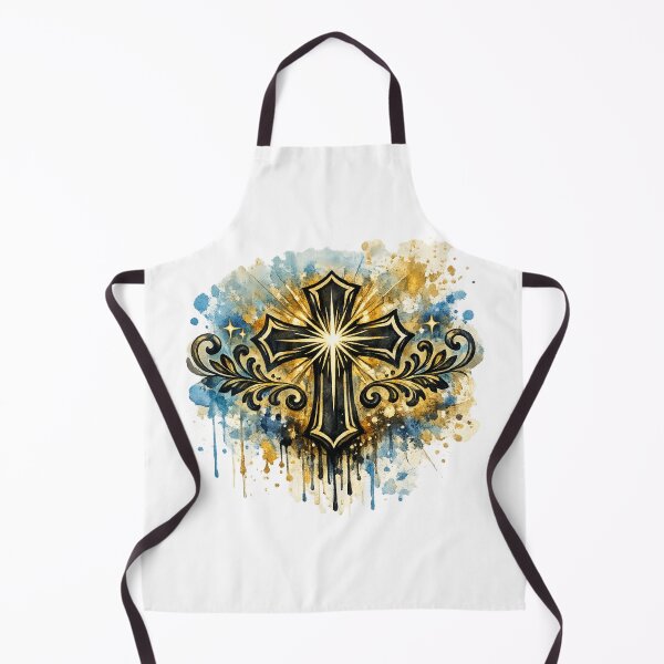 Item preview, Small Cross Painting Design for Aprons designed and sold by GoodwillDesigns.