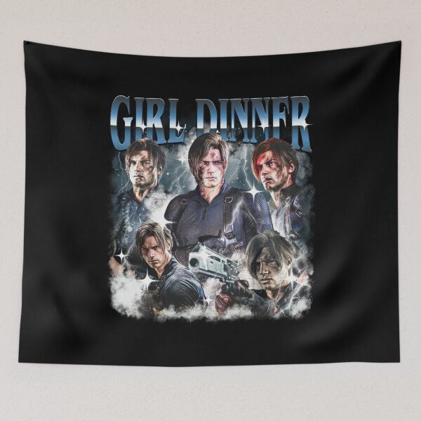 Item preview, Vintage Girl Dinner Leon Kennedy Bootleg designed and sold by ViVarRi.