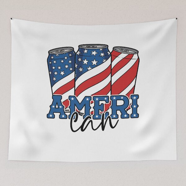 Item preview, Ameri Can 4th of July Funny Patriotic USA designed and sold by KroghDs.
