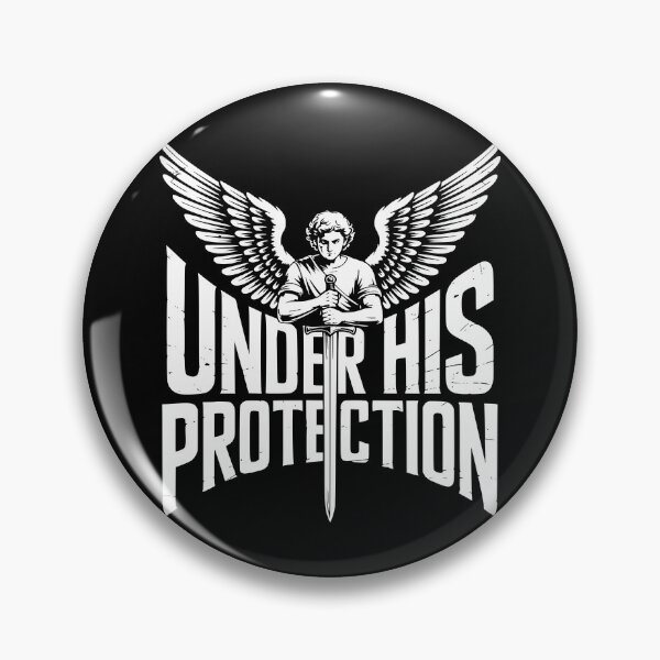 Item preview, Under His Protection Saint Michael Faith Design designed and sold by theartfulaspie.