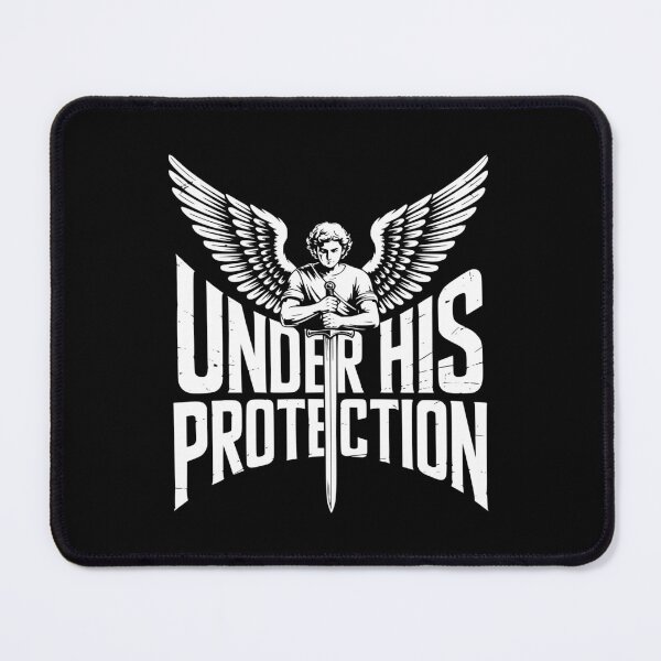 Item preview, Under His Protection Saint Michael Faith Design designed and sold by theartfulaspie.