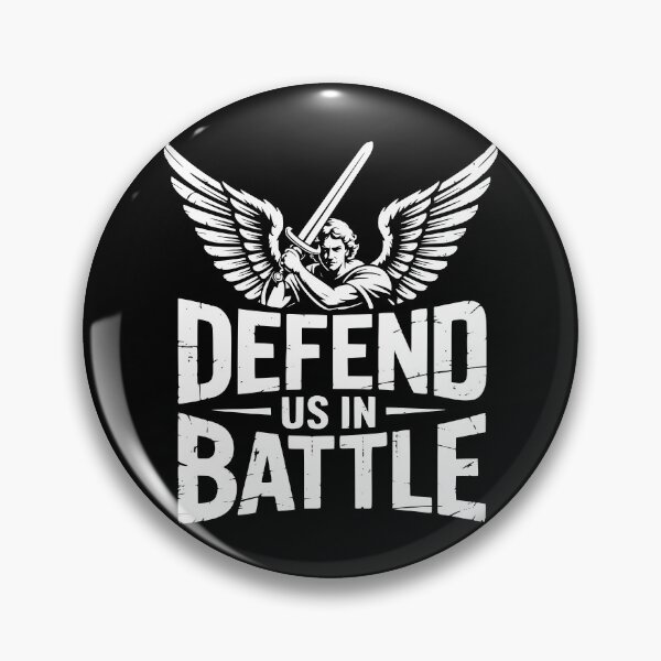 Item preview, Defend Us in Battle Saint Michael Faith Design designed and sold by theartfulaspie.