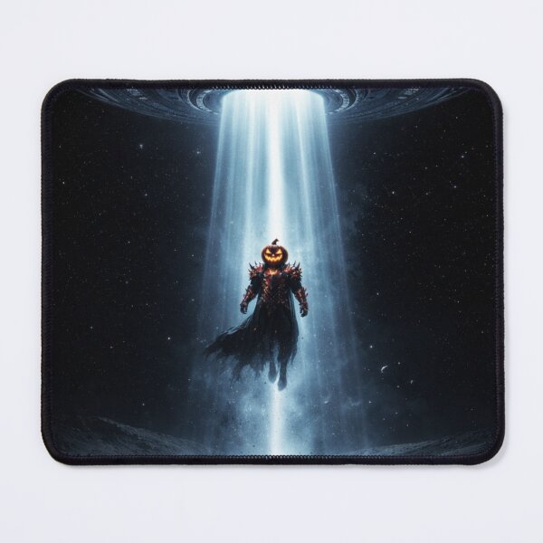 Item preview, Headless Horseman Moon Abduction – Sci-Fi Gothic Halloween Art designed and sold by TheHorsemanRidesAgain.