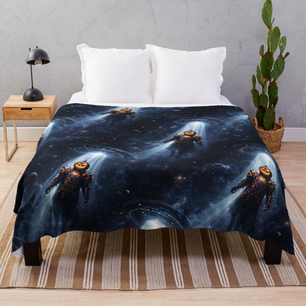 Item preview, Headless Horseman Moon Abduction – Sci-Fi Gothic Halloween Art designed and sold by TheHorsemanRidesAgain.