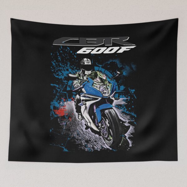 Item preview, CBR600F Sportbike Rider Graphic designed and sold by FroggyBaBoy.