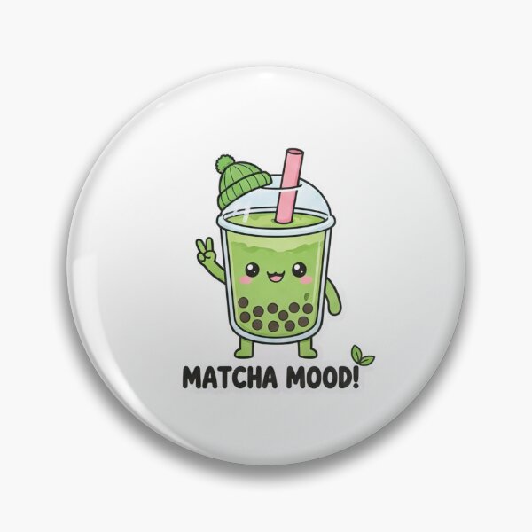Item preview, Matcha Mood | Cute Kawaii Boba Tea  designed and sold by XM STOREZ .