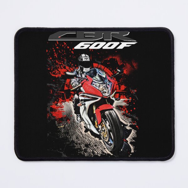 Item preview, CBR600F Red Sportbike Rider Art designed and sold by FroggyBaBoy.