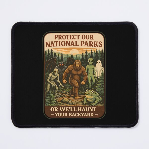 Item preview, Protect Our National Parks Or We’ll Haunt Your Backyard designed and sold by JODYSMORGAN.