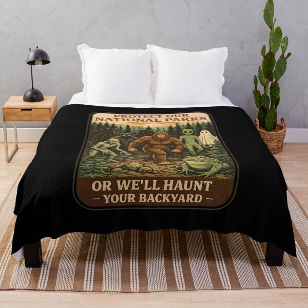 Item preview, Protect Our National Parks Or We’ll Haunt Your Backyard designed and sold by JODYSMORGAN.