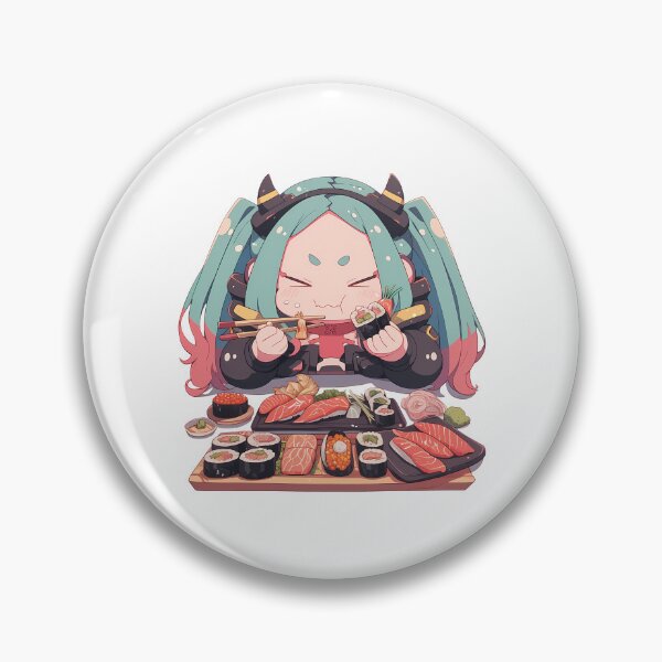Item preview, Rebecca Cyberpunk Edgerunners Kawaii Chibi Sushi Feast designed and sold by Spraykart.