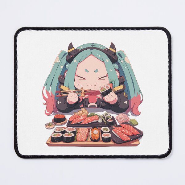 Item preview, Rebecca Cyberpunk Edgerunners Kawaii Chibi Sushi Feast designed and sold by Spraykart.