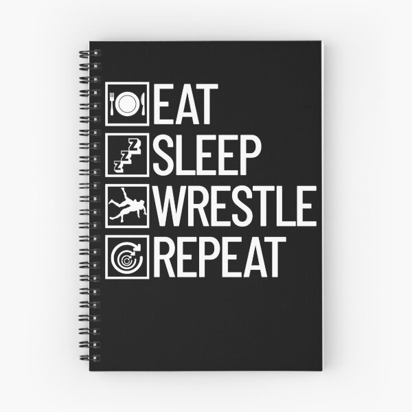 Item preview, Eat Sleep Wrestle Repeat Wrestling Gear designed and sold by DynamicDesign.