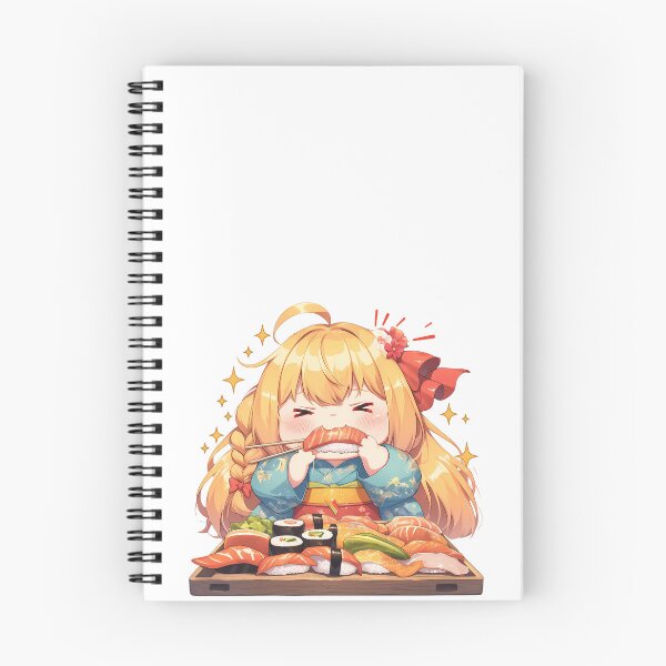 Item preview, Pecorine Princess Connect Redive Chibi Kimono Sushi Nom Time designed and sold by Spraykart.