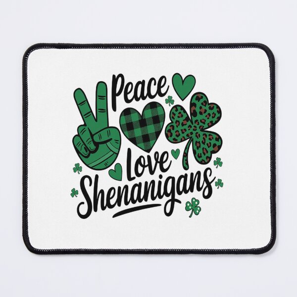 Item preview, St Patricks day Shamrock Shenanigans leopard lucky designed and sold by fferomananul.