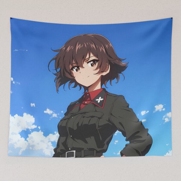 Item preview, Nishizumi Maho Girls Und Panzer Bold Sky Commander Look designed and sold by Spraykart.