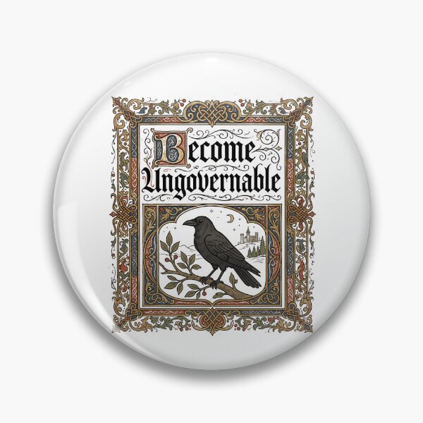 Item preview, Become Ungovernable Funny Crow Gear designed and sold by DynamicDesign.