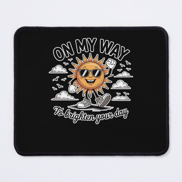 Item preview, Retro Sunshine Cute Floral On My Way to Brighten Your Day designed and sold by Dressed For Duty.