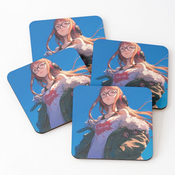 Item preview, Futaba Sakura Persona 5 Headphones Sky Blue Gamer Mood designed and sold by Spraykart.