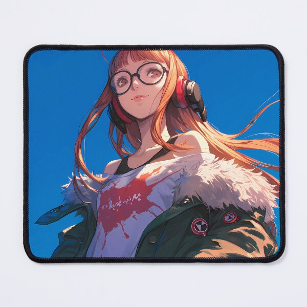 Item preview, Futaba Sakura Persona 5 Headphones Sky Blue Gamer Mood designed and sold by Spraykart.