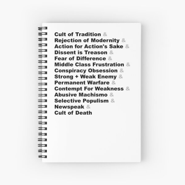 Item preview, List Joke - The Fourteen Traits of Fascism designed and sold by TalenLee.