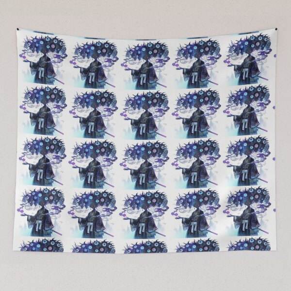Item preview, Haunted Samurai of a Thousand Eyes – Surreal Japanese Yokai Spirit designed and sold by EchoWave11.