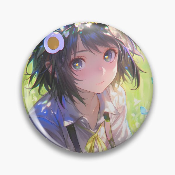 Item preview, Tsukihi Araragi Bakemonogatari Flower Meadow Cute Glow designed and sold by Spraykart.