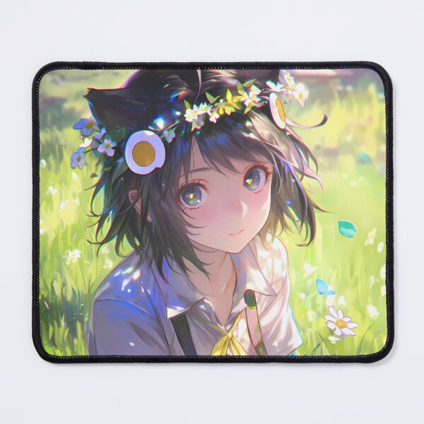 Item preview, Tsukihi Araragi Bakemonogatari Flower Meadow Cute Glow designed and sold by Spraykart.
