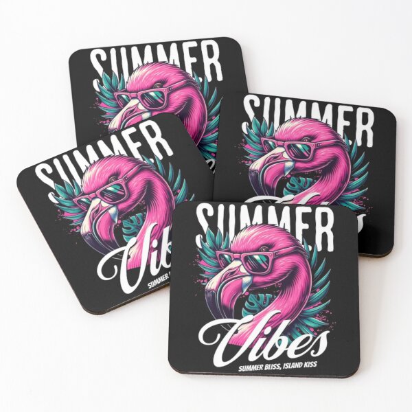 Item preview, Summer Vibes - Cool Neon Pink Flamingo with Sunglasses designed and sold by GenZFashion000.